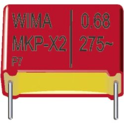 WIMA MKP-folijski kondenzator, radijalno ožičen 0.047 µF 630 V/DC 10 % 22.5 mm (D x Š x V) 26.5 x 6 x 15 mm MKP1J024705B00 Cene