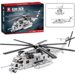 Kockice za slaganje vojnog helikoptera sa 2192el - bijeli Cene