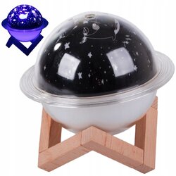 Ovlaživač zraka difuzor aromaterapija led rgb usb 250ml planet Cene