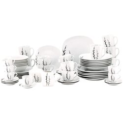 Michelino 62-dijelni Luna set posuđa s kvadratnim dizajnom Cijene