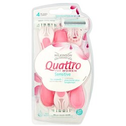 Wilkinson sword quatro sensitive aloe vera ženski brijač 3 komada Cene