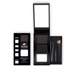 Kokie Cosmetics Brow Kit Set za definisanje obrva, 598 Black Cene