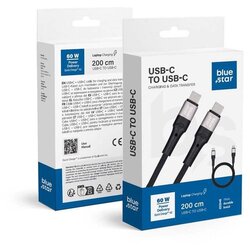 Blue Star pleteni kabel s USB C na USB C konektorom 3A 60W 2m Cene
