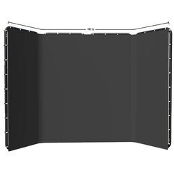SH+ Stojalo za fotografijo, nastavljiva višina, zeleni zasloni, 240x400cm črna, (5000158803) Cene