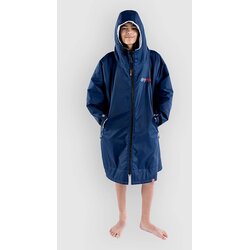 Dryrobe Advance Long Sleeve Kids 10-13 Surf poncho navy grey Cene