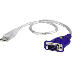 Aten 2A-130G VGA / USB adapter [1x muški konektor VGA - 1x muški konektor USB 2.0 tipa A] prozirna 0.35 m Cene