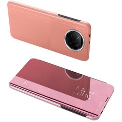 Clear View ovitek za Xiaomi Redmi Note 9T 5G - Roza Cene