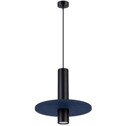 Sollux Temno modra/bež kovinska viseča svetilka ø 30 cm Olisa – Cene