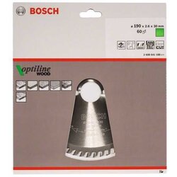 Bosch list kružne testere optiline wood 190 x 30 x 2,6 mm, 60 190 x 30 x 2,6 mm, 60 ( 2608641188 ) Cene