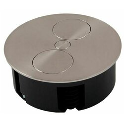 Boschmann BAC-TWIST vgradna vtičnica mat krom za kuhinjski pult 2x220V 931.021 Cene