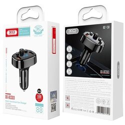 Udaljenost:5m XO FM Transmiter Bluetooth BCC03 I auto punjac 18W 2u1 Crni Cene
