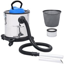 vidaXL vakuumski sesalnik za pepel hepa filter 1200 w 20 l jeklen, (20770141) Cene