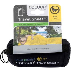 Cocoon TravelSheet Rectangular sleeping bag Silk Grey Cene
