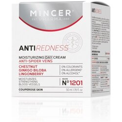 Mincer Pharma ANTI REDNESS N° 1201 - Dnevna krema za hidrataciju protiv mrežnih vena 50ml Cene
