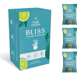 Body Restore Bliss Shower Steamers tablete za tuširanje parfemi Bergamot Spring 3 kom Cene