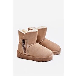 Kesi Children's slip-on insulated snowshoes Beige Catellie Cijene