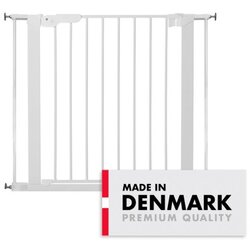 BabyDan Premier sigurnosna ogradica sa 2 produžetka 73.5–93.3 cm – bez bušenja (pressure fit), bela ( 20003 ) Cene