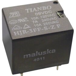 Tianbo Electronics HJR-3FF-12VDC-S-ZF relej za tiskane pločice 12 V/DC 15 A 1 prebacivanje 1 St. Cene