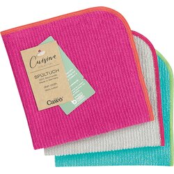 Cawö Trio kuhinjskih krp (paket 3 kosov) - pink/turquoise Cene