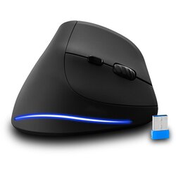 Media Tech MEDIA-TECH VERTIC RF MT1123 Wireless vertical mouse RF 2400 DPI Black Cene