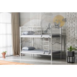 Hanah home R25 - white (90 x 190) white bunk bed Cene
