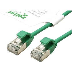 Roline green 21443336 RJ45 omrežni kabel\, Patch kabel CAT 6a U/FTP 3.00 m zelena 1 kos, (20630751) Cene