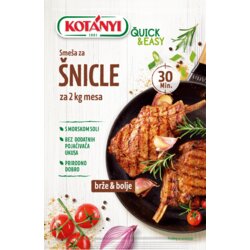 Kotanyi smeša q&e za šnicle 35g Cene