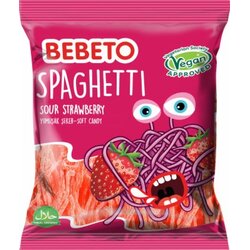 RIM GROUP gumeni bomboni spaghetti jagoda 80 g Cene