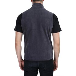 Dewberry 79233 Ghsy Multi-Pocket Fleece Mens Vest-Smoked Cene