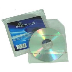 Mediarange samolepilni prozorni PVC ovitki z zavihkom za CD/DVD/Blu Ray, 50 kom Cene
