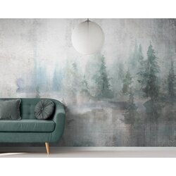 Moje Tapete šuma akvarel - foto tapeta Cene