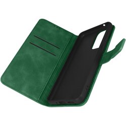 forcell Ovitek Folio za Samsung Galaxy A33 5G Držalo za video z učinkom semiša Green, (20524461) Cene