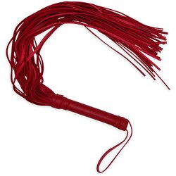 Alive Fantasy Long Leather Flogger Red Cene