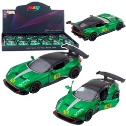 SPORTS Car Metal Race Drive Opening Doors Green 1:32 Cene