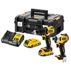 Dewalt Combo 18V 2x2.0ah Struktura DCD709 Magicon izvijač + DCF809 DCK2062D2T vijak, (21085218) Cene