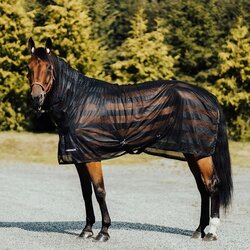 Finntack Prekrivac za konje mrežasti crni 185/135cm Cene