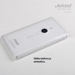 Jekod silikonski ovitek Nokia Lumia 930 prozorno črn TPU/T + Zaščitna folija Cene