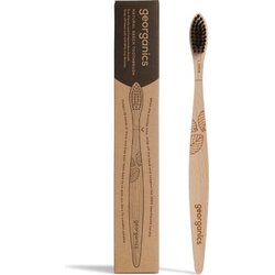 Georganics beechwood Toothbrush Charcoal Cene
