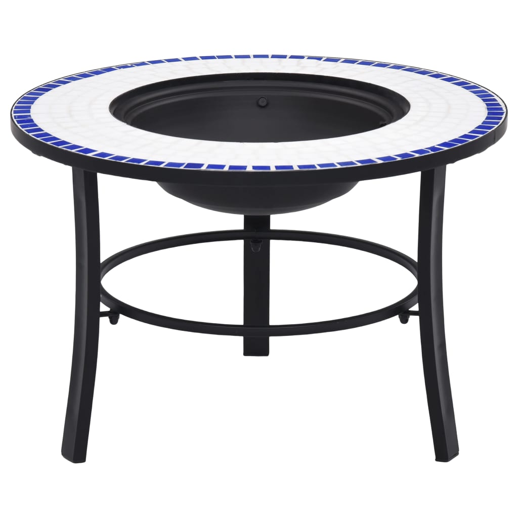 vidaXL Kurišče z mozaikom modro in belo 68 cm keramika, (20693398) Cene
