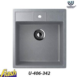 Ulgran U-406 342 grafit granitna sudopera sa sifonom četvrtasta Cene