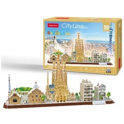 Cubicfun 3D puzle City Line Barcelona Cene