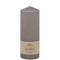 Eco candles by Ego dekor Siva sveča Top, čas gorenja 50 h Cene
