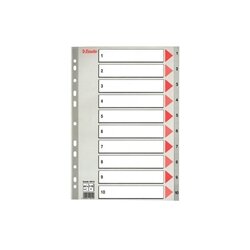 Esselte Pregrada kartonska 1-10 A4 PP siva Cene