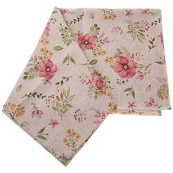 Dakls Povoščen namizni prt iz mešanice lana 140x140 cm – Cene