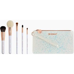 Sigma Beauty Holiday Glam Brush Set putni set kistova s torbicom Cijene