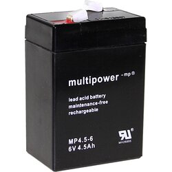 Multipower PB-6-4\,5-4\,8 MP4\,5-6 svinčeni akumulator 6 v 4.5 ah svinčevo-koprenast (š x v x g) 70 x 105 x 47 mm ploščati vtič 4\,8 mm brez vzdrževanja\, nizko samopraznjenje, (20439212) Cene