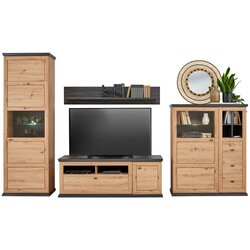 Hom`in DNEVNI REGAL, temno siva, hrast artisan Cene