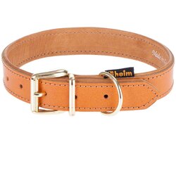 Heim usnjena ovratnica Buffalo, konjak -Velikost 55: 40 - 50 cm obseg vratu Cene