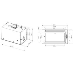 Whirlpool ugradbena napa WCT3 63F LTX Cijene