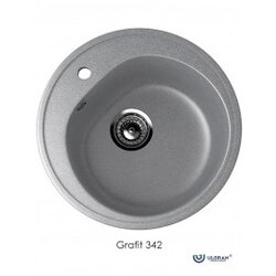 Ulgran granitna sudopera okrugla U-700 342 grafit *m Cene